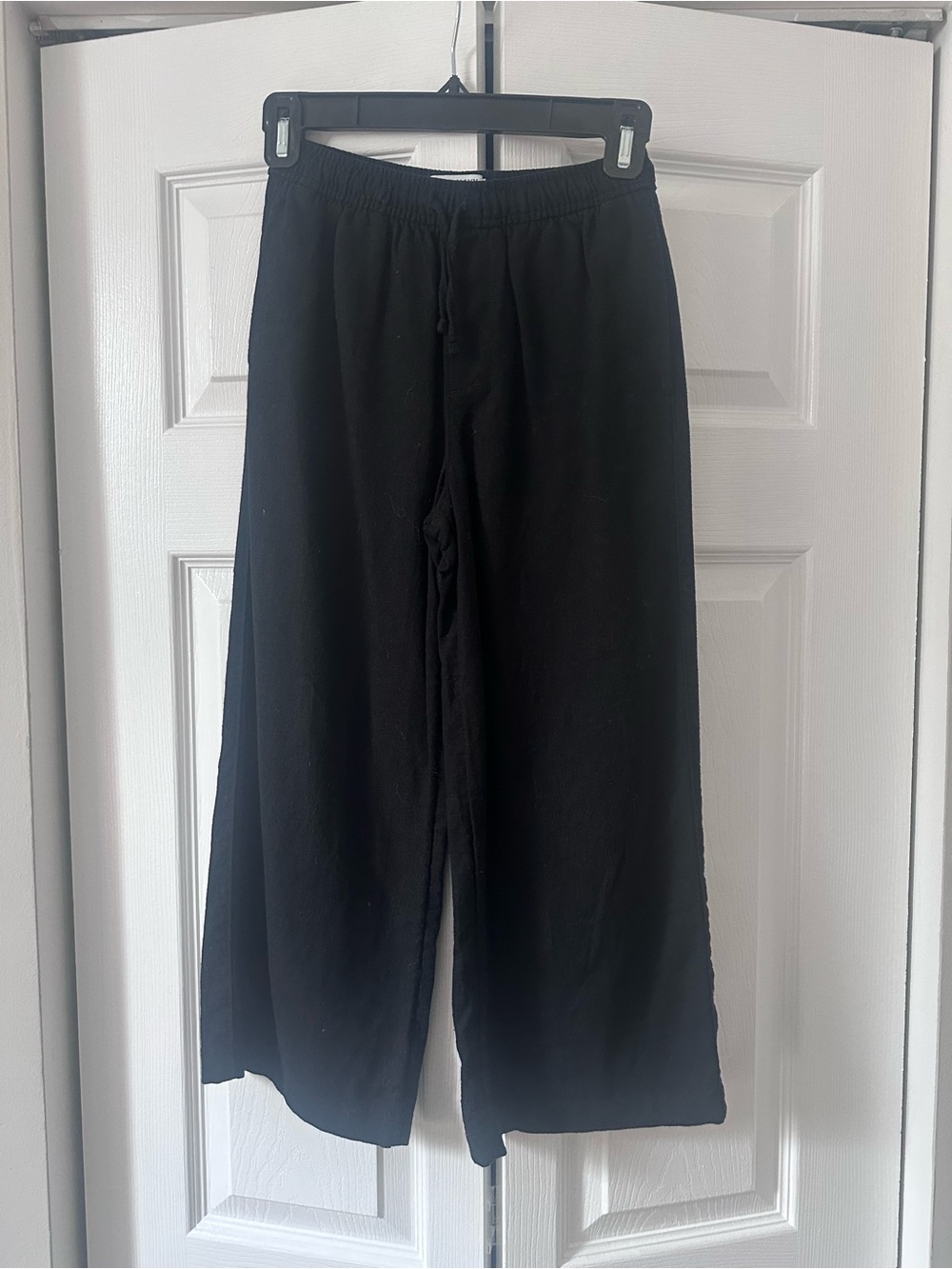 Old Navy Black Wide-Leg linen Pants